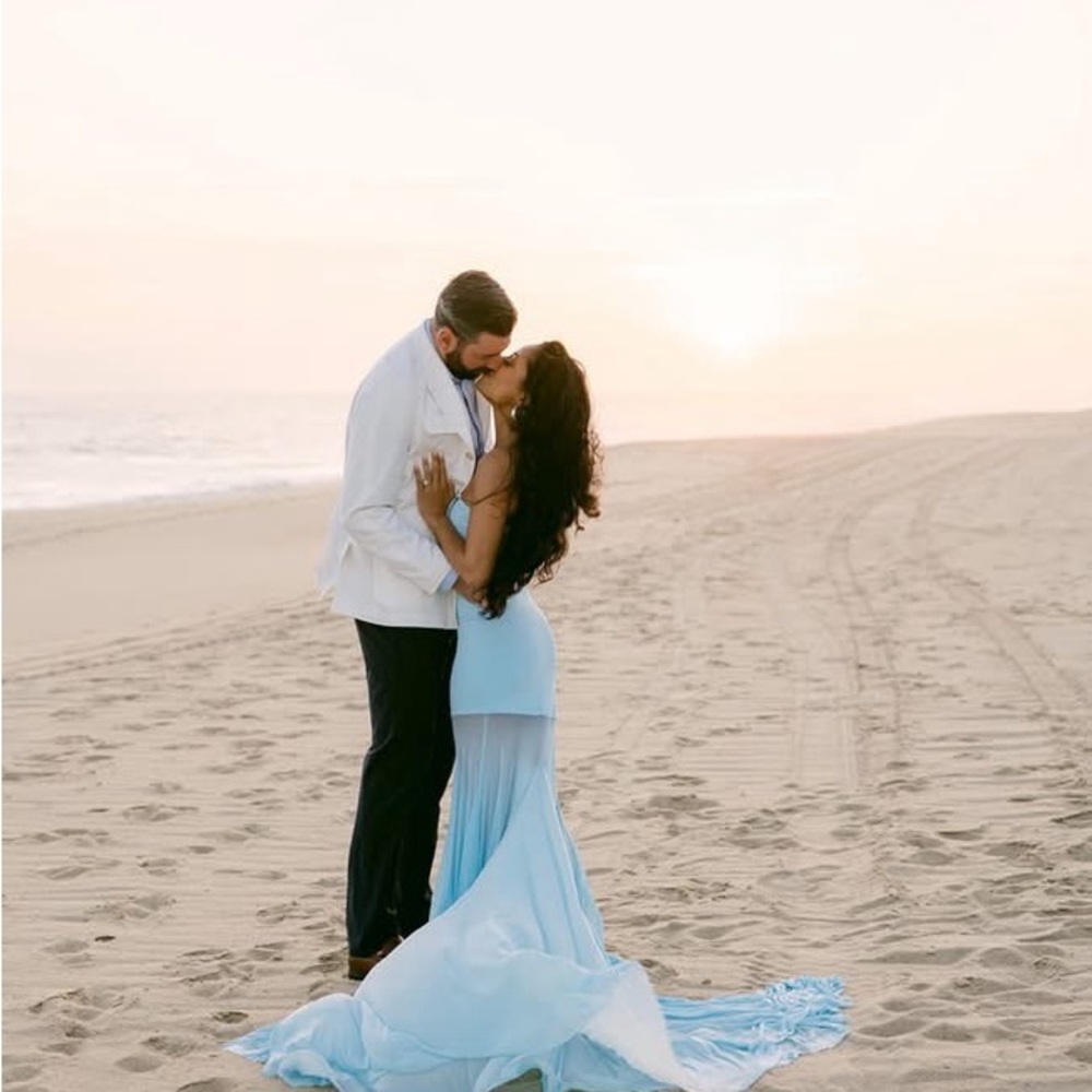 REVOLVE Dahlia Gown in Blue